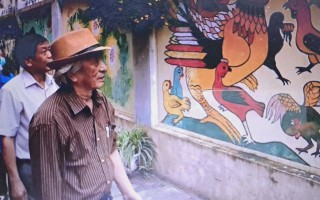 Tranh của người họa sỹ Nguyễn Trọng Nguyện hơn 90 tuổi