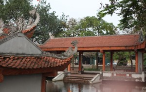 Làng Đào Thục nổi tiếng với loại hình múa rối nước 