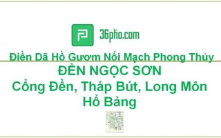 Điền Dã Hồ Gươm, Nối Mạch Phong Thủy (ĐỀN NGỌC SƠN - Nghi Môn, Tháp Bút, Long Môn Hổ Bảng)