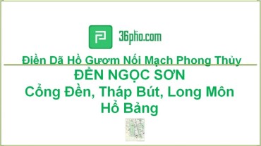 Điền Dã Hồ Gươm, Nối Mạch Phong Thủy (ĐỀN NGỌC SƠN - Nghi Môn, Tháp Bút, Long Môn Hổ Bảng)