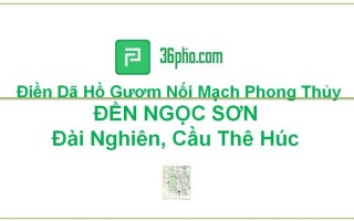 Điền Dã Hồ Gươm, Nối Mạch Phong Thủy (ĐỀN NGỌC SƠN - Đài Nghiên, Cầu Thê Húc)