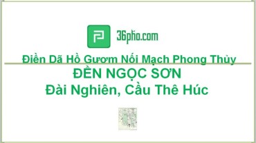 Điền Dã Hồ Gươm, Nối Mạch Phong Thủy (ĐỀN NGỌC SƠN - Đài Nghiên, Cầu Thê Húc)