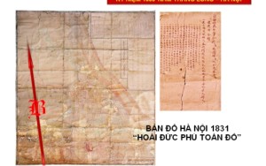 Bản đồ Hà Nội 1831