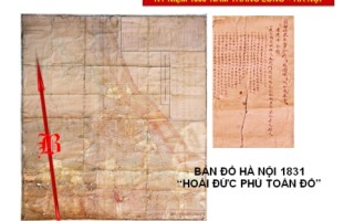 Bản đồ Hà Nội 1831