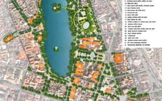 Ý tưởng quy hoạch và thiết kế đô thị khu vực hồ Gươm và phụ cận: Phương án của 1+1>2 Group