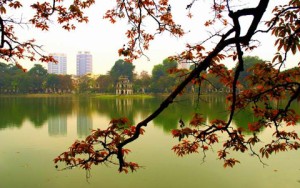 Cảnh quan hồ Gươm 2014 