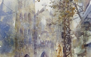 Ký họa Nhà thờ Lớn Hà Nội