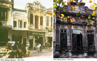 Nét kiến trúc xưa trên nhà phố Hà Nội
