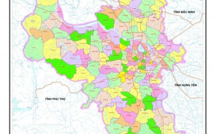 Bản đồ phường xã Hà Nội