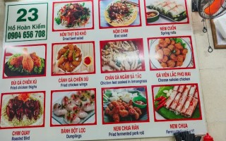 23 Phố Hồ Hoàn Kiếm: Nộm Bò Khô Long Vi Dung