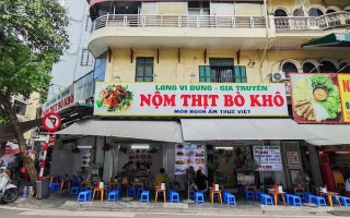 Những nét nổi bật về Quán Nộm Bò Khô Long Vi Dung
